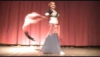 Gypsy Flamenco Belly dance with Fan veils