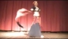 Gypsy Flamenco Belly dance with Fan veils