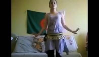 Hot sexy Arabian girl belly dance