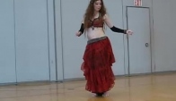 Julia Kulakova Gypsy Belly dance Drum Solo
