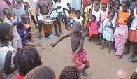 Sabar dancing with griot children