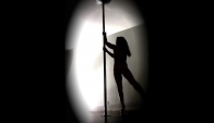 Sexy Silhouette Pole Dance
