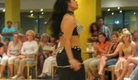 Sexy girl dancing belly dance in Egypt