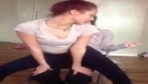 Sexy girl on girl lapdance 1