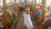 Turkey - Belly Dancer on Cin Boat Trip - Manavgat River